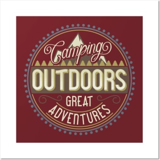 Campaign outdoors great adventure 😎 Posters and Art